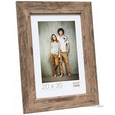Deknudt Frames Bilderrahmen mit Aufsteller Farbe: Braun Größe Bild: 30 cm H x 24 cm B