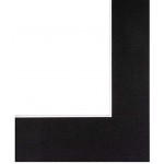 Hama Premium-Passepartout Schwarz 40 x 50 cm für Bildausschnitt 30 x 40 cm