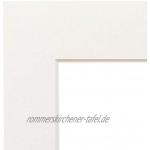PHOTOLINI Galerie-Passepartout Weiß 30x40 cm für 6 Bilder in 9x13 cm | Passepartout mit Mehrfachausschnitt