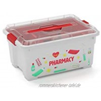 Kis Cont.Moover BOX XS Style C tray WH WHTR RB FRD First Aid 38.5 x 26.5 x 92