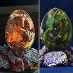 Lava Dragon Egg Dream Crystal Transparent Dragon Egg Exquisite und einzigartige Lava Dragon Egg Souvenir Skulptur von Dragon Desktop Ornaments