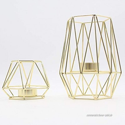 FENG Geometrische Kerzenhalter moderner Kerzenständer aus Eisen Stabiler Kerzenständer aus Metall Kerzenhalter im einfachen Stil.
