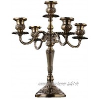Homyl 3- 5-Armig Kerzenleuchter Kerzenhalter Kerzenständer Leuchter Antike Style 5 Arme