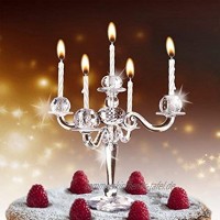 Hoobbe Bling Kerzenständer für Kuchen inkl. Kerzen