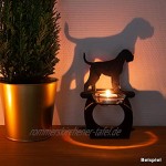 Irish Red Setter Teelichthalter aus Stahl Teelicht Geschenk Hund Hundefan