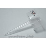 Sandra Rich 12 STÜCK Teelichthalter tealight Holder H10cm 4,5cm Stick Clear CH4004-10 12 STÜCK