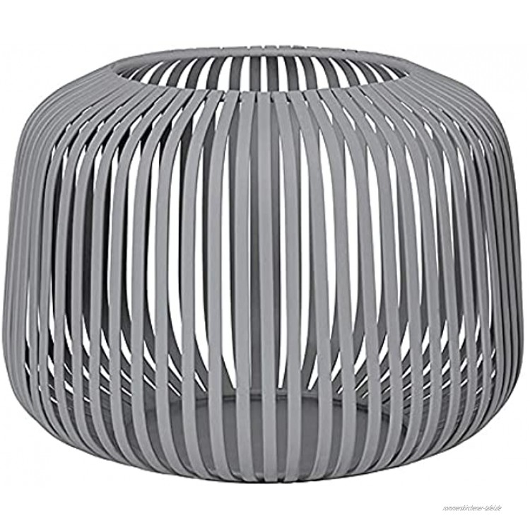Blomus Laterne Lito XS Indoor Windlicht Kerzenhalter Stahl pulverbeschichtet Steel Gray 10 cm 66213