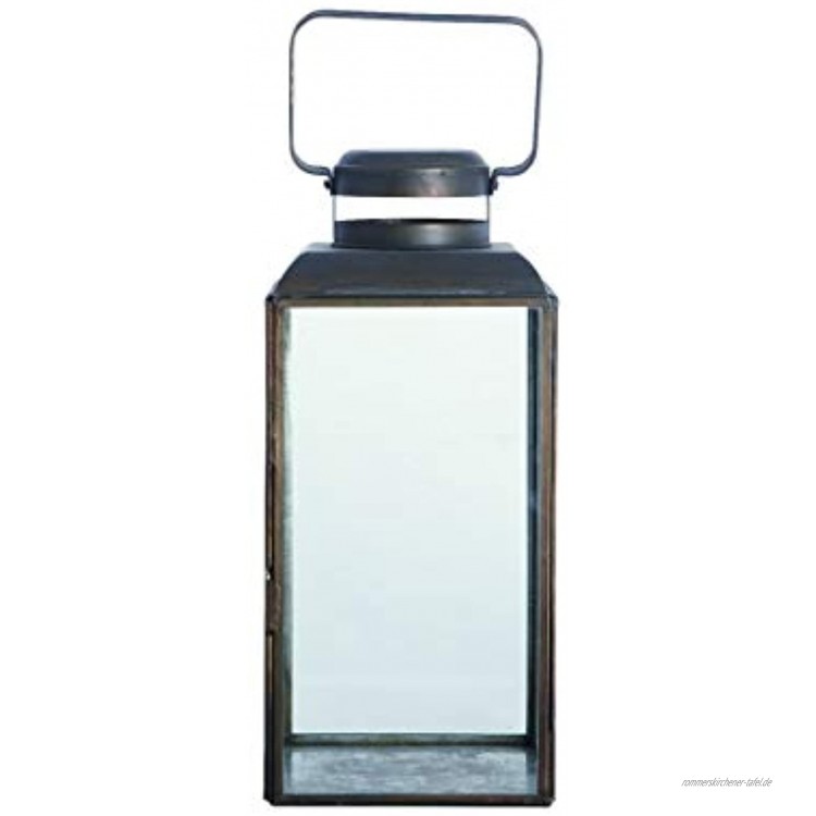 Lantern Vintage schwarz antik 14x14 cm h.: 30 cm