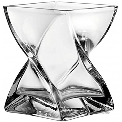 Leonardo Volare Windlicht mit massivem Eisboden Höhe 17 cm handgefertigtes Klarglas 014108