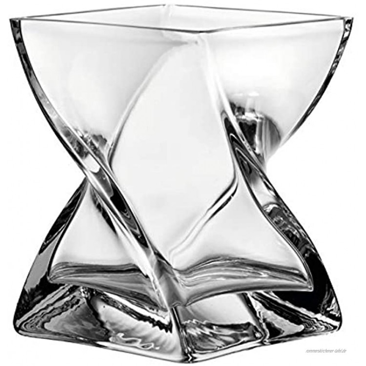 Leonardo Volare Windlicht mit massivem Eisboden Höhe 17 cm handgefertigtes Klarglas 014108