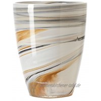 LEONARDO Windlicht 19 beige Alabastro Glas Handmade