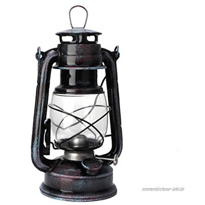 BYARSS Petroleumlampe 24 cm Klassische Petroleumlampe Vintage Petroleumlaterne Öllampe Tragbare Camping-Außenleuchten