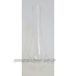 Oberstdorfer Glashütte Kleiner Ersatz Zylinder Lampenglas für unsere kleine Öllampe mit Spiegel Klarglas mundgeblasen Höhe 20 cm untere Aussendurchmesser 3,5-4,0 cm breiteste Stelle 8,2 cm
