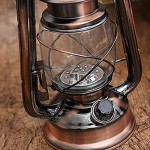 Petroleumlampe 25 cm Vintage LED Öllampe Dimmbare Sturmlaterne Öllampe Tragbare Outdoor Camping Lichter,Schwarz