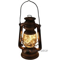 SOBW Vintage Eisen Kerosinlampe-Retro-Stil-Öllampe Brennen Laterne Wohnkultur