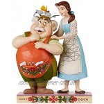 Enesco Disney Traditions by Jim Shore Die Schöne und das Biest Belle und Maurice der Erfinder 22,9 cm Mehrfarbig