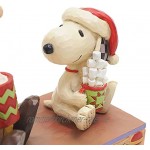 Enesco Jim Shore Peanuts Charlie Brown und Snoopy mit heißem Kakao Mehrfarbig