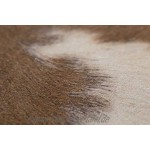andiamo Kuhfell Teppich Amarillo aus Kunstfell Fellimitat im Fotodruck-Creme-braun 77x95 cm