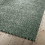 Designer-Teppich Pastell Kollektion | Flauschige Flachflor Teppiche fürs Wohnzimmer Esszimmer Schlafzimmer oder Kinderzimmer | Einfarbig Schadstoffgeprüft Mint Grün 120 x 170 cm
