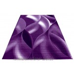 HomebyHome Kurzflor Teppich Design Schatten Muster Wohnzimmerteppich Lila Meliert Farbe:Lila Grösse:160x230 cm