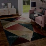 Paco Home Teppich Kurzflor Modern Trendig Pastell Geometrisches Design Inspiration Multi Grösse:60x100 cm