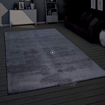 Paco Home Teppich Wohnzimmer Kurzflor Waschbar Weich Modernes Einfarbiges Muster Grösse:120x170 cm Farbe:Grau