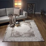 SANAT Teppiche für Wohnzimmer Teppich Beige Kurzflor Teppich Orientalisch Öko-Tex 100 Zertifiziert Größe: 160x220 cm