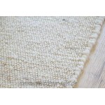 Steffensmeier Handweb Teppich Korinth | Gesunder Wollteppich | Beste Schurwolle | Natur Hell handgewebt Größe: 160x230 cm