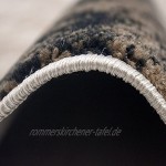 VIMODA Teppich Modern Meliert Kariert Marmor Muster Braun Beige Maße:200 x 290 cm