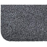Carpet Diem Standard Fußmatte waschbar aus 80% Baumwolle saugfähige Schmutzfangmatte in Anthrazit Grau 50x80cm