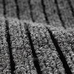 Floordirekt Schmutzfangmatte Dura | Robust & Strapazierfähig | In vielen Größen und Farben | rutschfeste Sauberlaufmatte für Innen und Außen Grau 50 x 80 cm