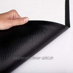 Herz & Heim® Moderne Fußmatte mit Aufdruck Ihrer Wunschnamen 50x70 cm 2 Motive zur Auswahl Nordische Geometrie