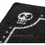 Pechkeks Fußmatte mit Spruch „Du Schon Wieder. “ Größe 70x50cm rutschfest waschbar schwarz