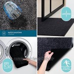 Virusreduzierende Fußmatte schwarz Hygiene PRO Schmutzfangmatte 60x180 Fußmatte lang schmal Läufer für Küche Haustür Eingang