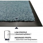 WohnDirect Fußmatte für Innen und Außen Grau 40x60 cm • Türvorleger mit starker Schmutzaufnahme zudem rutschfest & waschbar • Fußabtreter in vielen versch. Größen