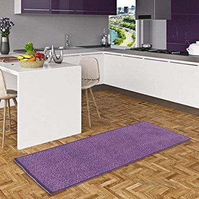 Läufer Küchenläufer Teppich Superclean Purple in 3 Größen
