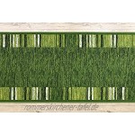Modernen Preiswert Antirutsch Läufer Adagio Anti Rutsch Teppich rutschfest Brücke Meterware Rahmen für Küche Wohnzimmer dauerhaft grün 80x310 cm