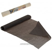Anti Rutsch Matte creme grau rutschmatte Teppich Gummimatte Farbe:Grau