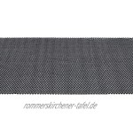 Brandsseller Anti-Rutschmatte 160 x 45 cm individuell zuschneidbare Rutschschutzunterlage Schwarz