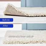 HIQE-FL 24 Stück Antirutschmatte für Teppich,Teppichgreifer,Teppich Ecken Anti Rutsch,Teppichgreifer Antirutschmatte