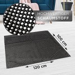 Kajumi – Universelle Antirutschmatte [120x100cm] – Zuschneidbare Antirutschmatte für Teppich Auto Küche – Teppich Antirutschunterlage
