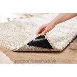 WOHNWOHL Teppich Anti Rutsch Ecken • Anti Slip • Aufkleber selbstklebend • waschbar und wiederverwendbar • für Teppiche und Matten • 8er-Set