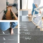 10 Stück rutschfeste Stufenmatten Kleberfreie Selbstklebende Treppenstufen Sicherheitstreppen-Traktions-Hartholzstufen Sicherheit Für Babys Ältere Und Haustiere Hellgrau