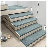BUYAOBIAOXL Stufenmatten Treppenmatten Stufenmatte Treppen-Teppich Rechteck Einfarbig Selbstklebend Kurzer Flaum rutschfest 4 Farben 5 Größen Color : C- 30X140CM Size : 5pcs