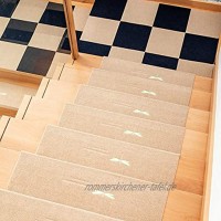 Ein Set von 15 Stufenmatten weich und bequem rutschfeste und leuchtende Stufenmatten können gewaschen und wiederverwendet werden familienfreundliche Treppen 55 x 22 cm.