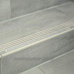 HaftPlus 20 Stück Treppenstufen antirutsch Antirutschstreifen für Treppen transparent und selbstklebend L: 45 cm x B: 2 cm