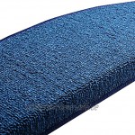 havatex Stufenmatte Treppenmatte Torronto | 15 Stück schadstoffgeprüft & pflegeleicht | robust strapazierfähig | Treppe Treppenschutz Stufen Stufenschoner Farbe:Blau