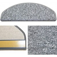 Karat 53 grau Schlingen Stufenmatte aus deutscher Produktion mit Sicherheitswinkel solider Verarbeitung und wohnlichen Farben