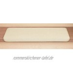 Kettelservice-Metzker® Stufenmatten Vorwerk Uni Einzeln und Sparset's Hellbeige 10 Stück Rechteckig