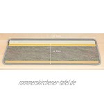 Kettelservice-Metzker® Stufenmatten Vorwerk Uni Einzeln und Sparset's Hellbeige 10 Stück Rechteckig